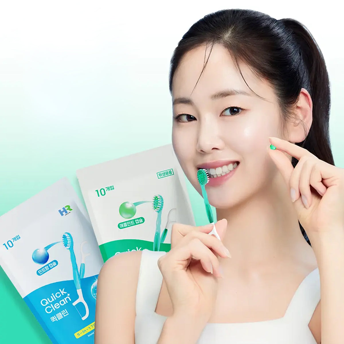 HR MEDICAL Quick Clean 5-in-1 Toothbrush