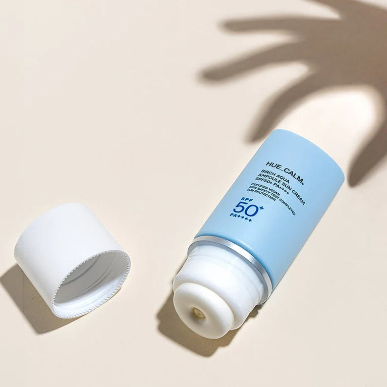 HUECALM Birch Aqua Ampoule Sun Cream SPF50+ PA++++ 60ml