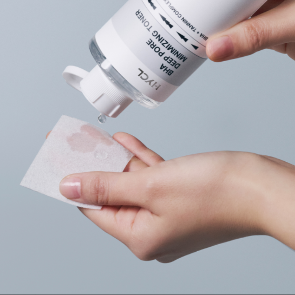 Hycl 3 piezas Set BHA GEL Cleanser 150ml + BHA Tóner 200 ml + crema regordeta 70 ml