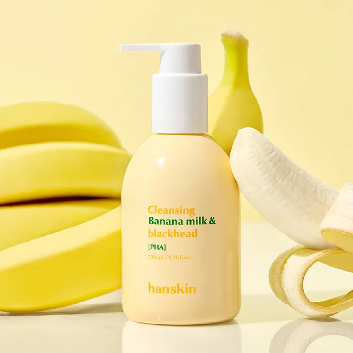 Hanskin Cleansing Banana Milk & Blackhead PHA 200ml