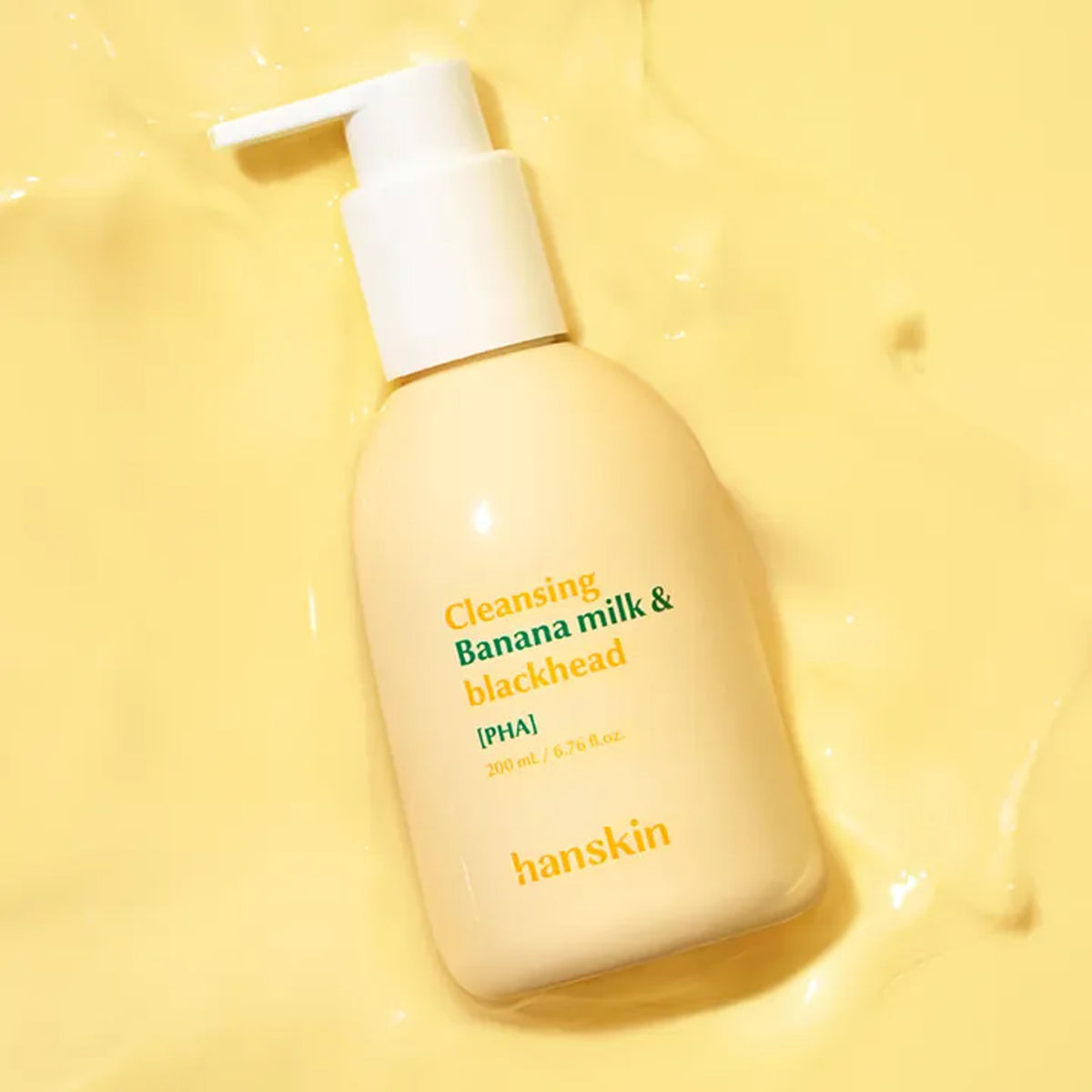 Hanskin Cleansing Banana Milk & Blackhead PHA 200ml