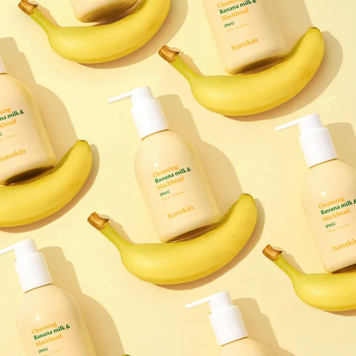 Hanskin Cleansing Banana Milk & Blackhead PHA 200ml