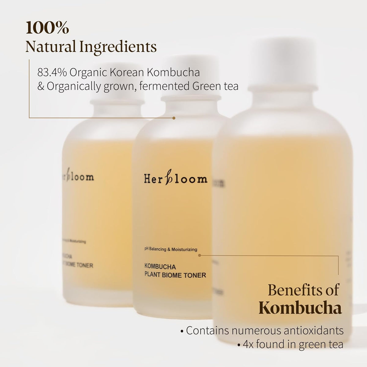 HERBLOOM Kombucha Plant Biome Tóner 150 ml