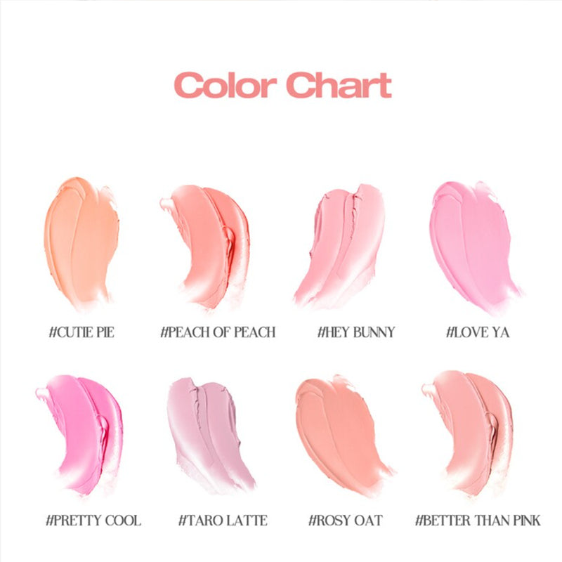 Compact 5g Holika Holika Tinted Milk Cream Blush for cheeks.