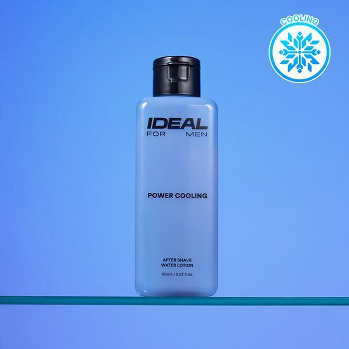IDEAL FOR MEN Power Cooling Aftershave Water Lotion 150ml