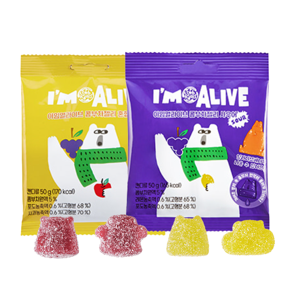IMalive Kombucha Jelly 50g x 10 bolsas (2 sabor)