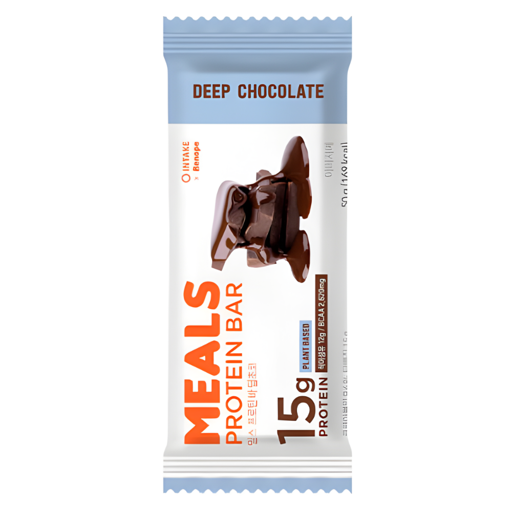 INTAKE Mills Protein 15g Bar 2 Types (8 Pieces: Deep Chocolate / Vanilla Caramel) — Choose 1 from 3 Options