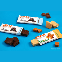 INTAKE Mills Protein 15g Bar 2 Types (8 Pieces: Deep Chocolate / Vanilla Caramel) — Choose 1 from 3 Options
