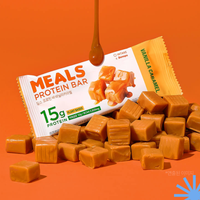 INTAKE Mills Protein 15g Bar 2 Types (8 Pieces: Deep Chocolate / Vanilla Caramel) — Choose 1 from 3 Options