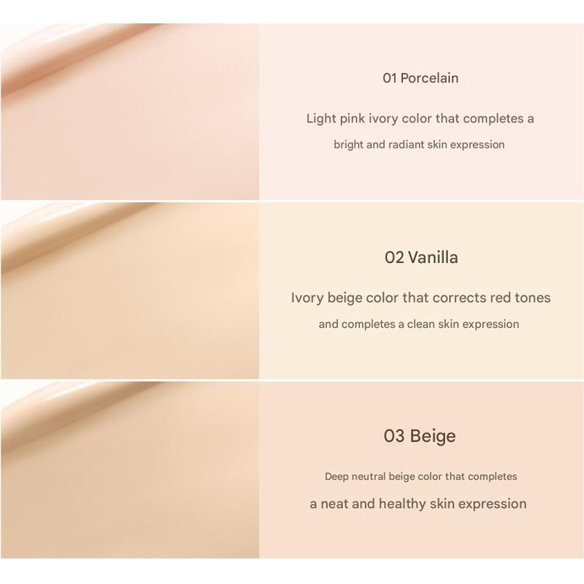 IPKN Clear Fit Foundation 40ml 3 colors