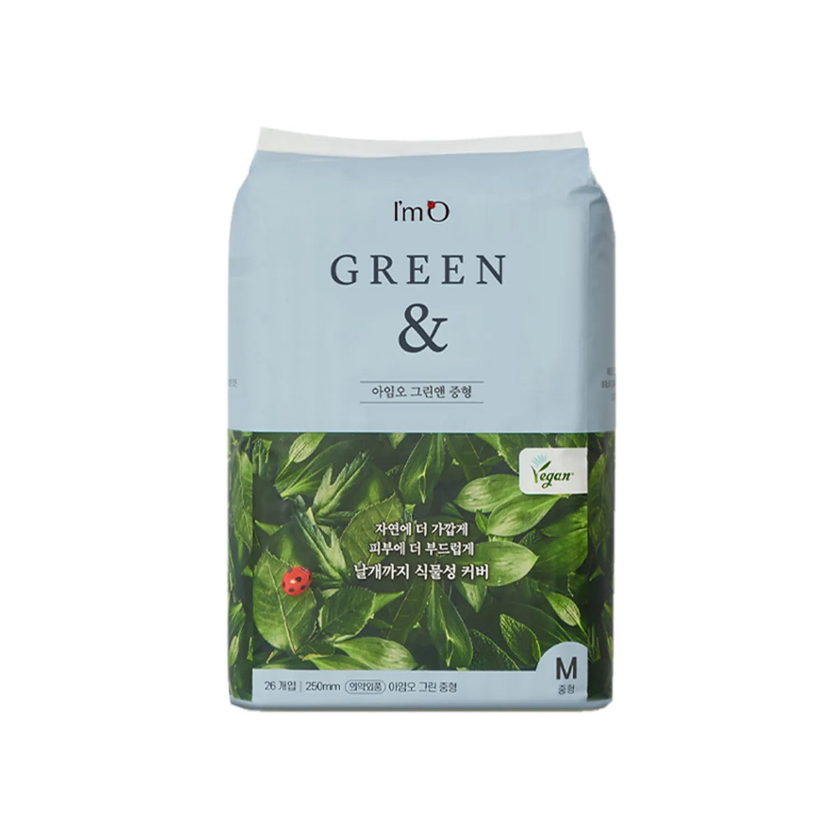 Soy O Green & Sanitary ToLs Tamaño mediano (26 almohadillas por paquete) - 4 paquetes