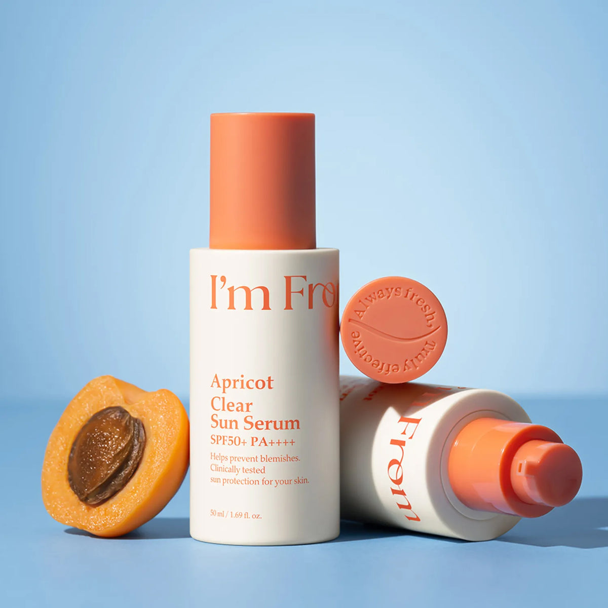 I'm from Apricot Clear Sun Serum SPF50+ PA++++ 50ml