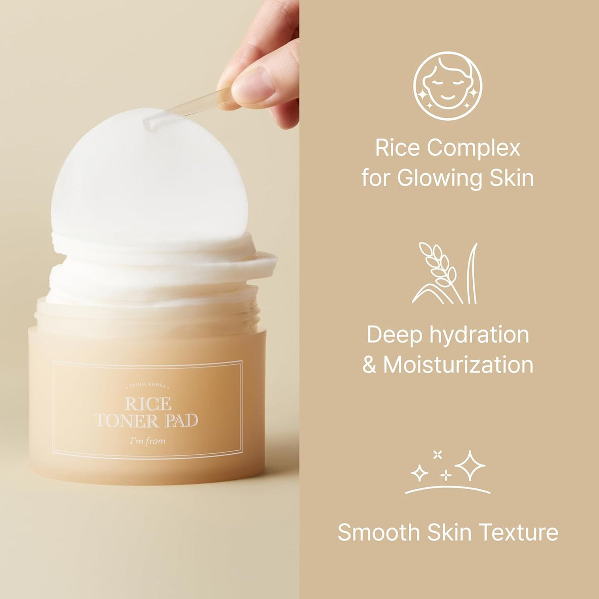 I'm from Rice Toner Pad 140ml