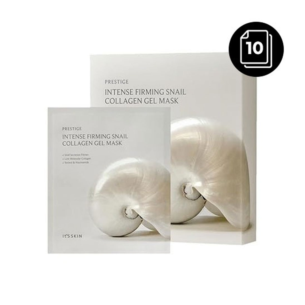 It's SKIN Prestige intense Firming Snail Collagen Gel Mask 10ea