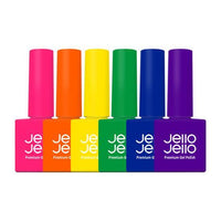 JELLO JELLO Premium Gel Nail Polish Syrup – Neon Series 6 Colors