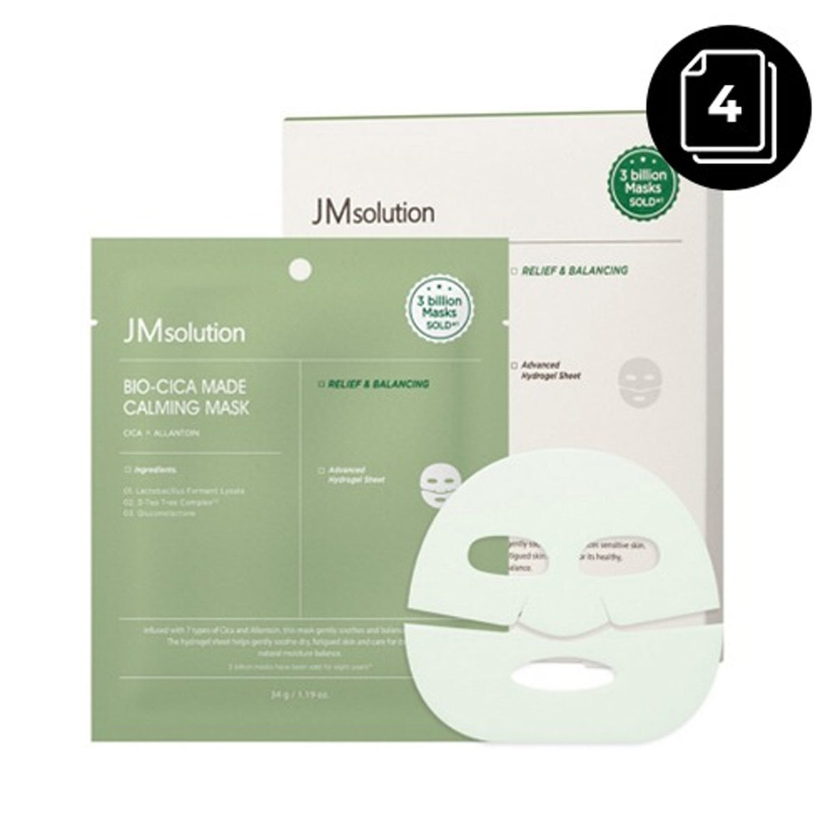 JM Solution Bio-Cica Made Calming Mask 4ea