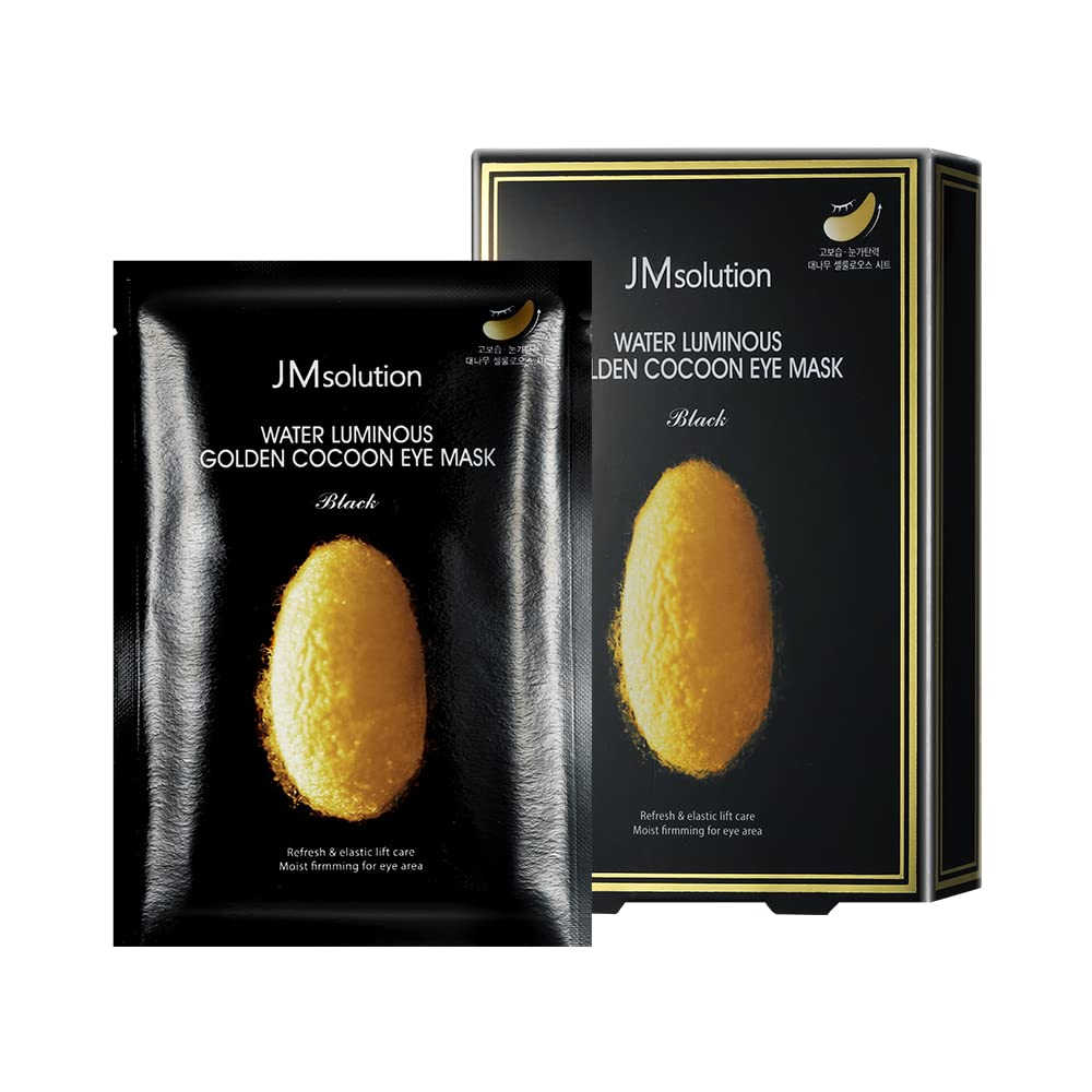 JM Solution Water Luminous Golden Cocoon Eye Mask Black 1Box (4ml*10ea)