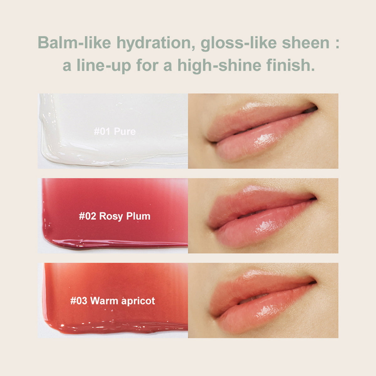 KAINE Glow Melting Lip Balm 3.7g 3 Types