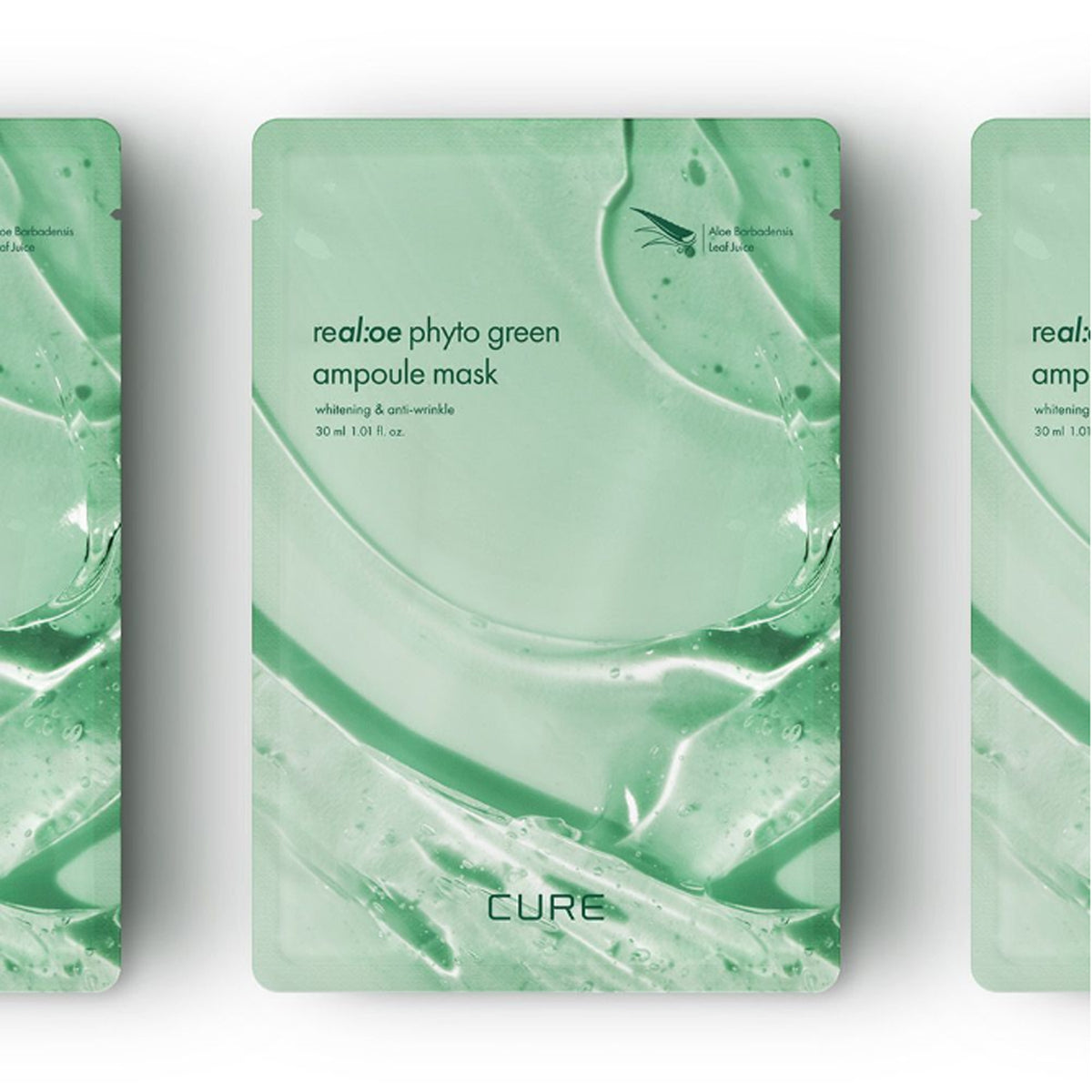 KIM JEONG MOON Aloe CURE Phyto Green Ampoule Mask Pack Season 5 (30 Sheets)