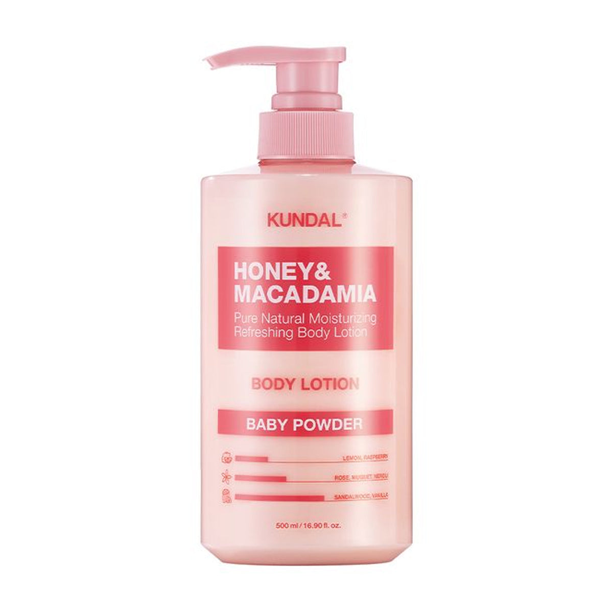 KUNDAL Honey & Macadamia Body Lotion 500ml (Choose from 9 Scents)