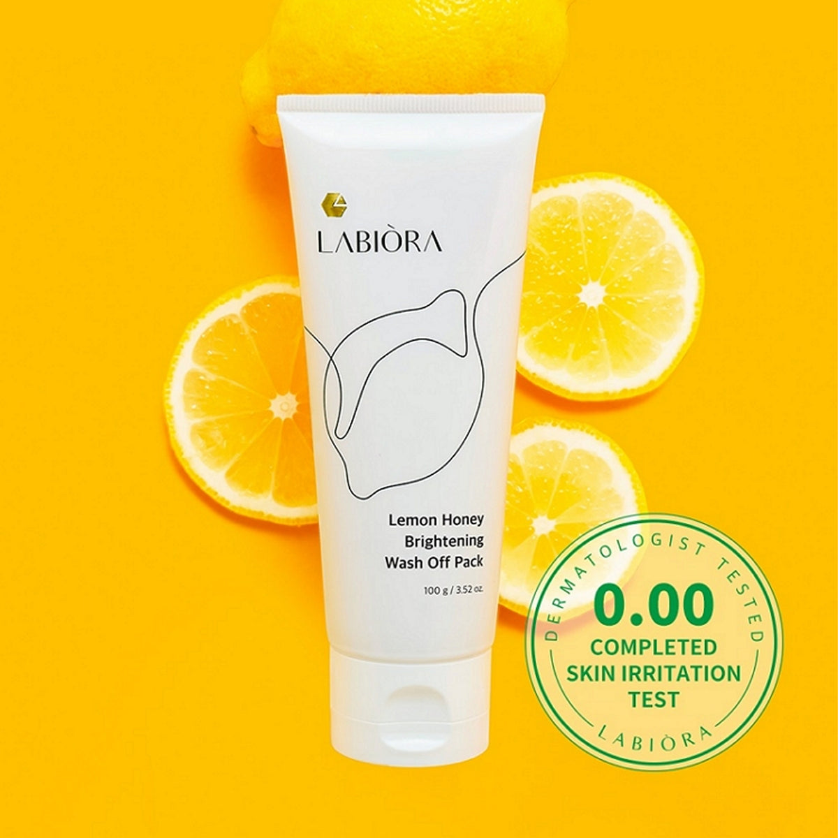 LABIORA Lemon Honey Brightening Wash Off Pack 100ml