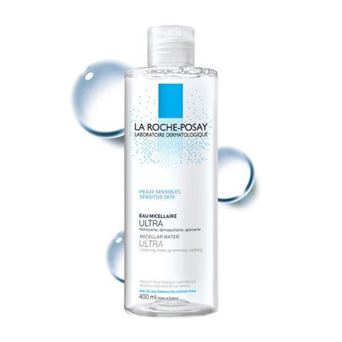 LA ROCHE-POSAY Piel sensible al agua de limpieza micelar 400 ml