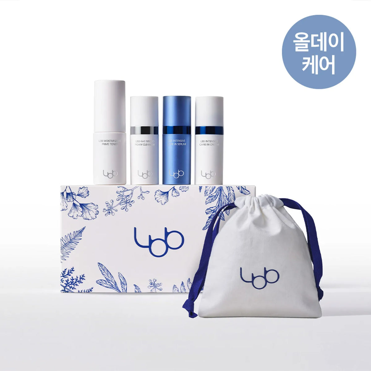 LBB Travel Kit (Cleanser 10ml+Toner 20ml+Serum 10ml+Cream 10ml)