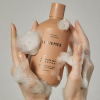 This shampoo is designed to gently cleanse the scalp and hair while delivering moisture to dry or damaged hair.