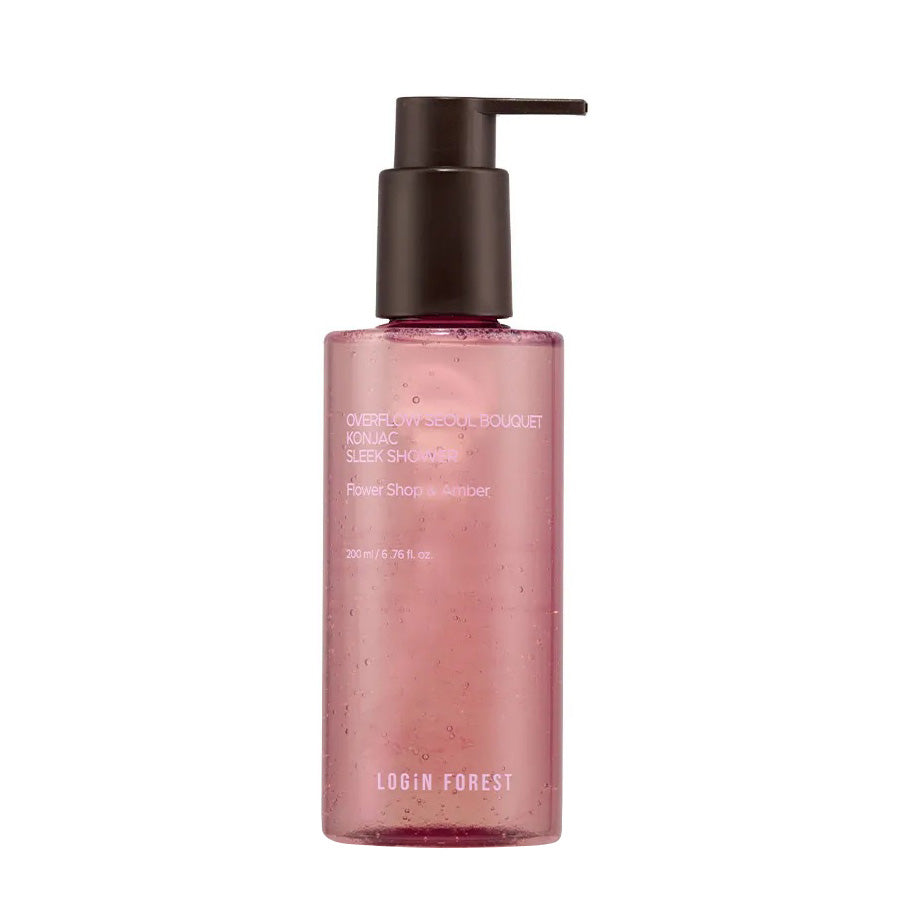 LOGIN FOREST Overflow Seoul Bouquet Konjac Sleek Shower 200ml