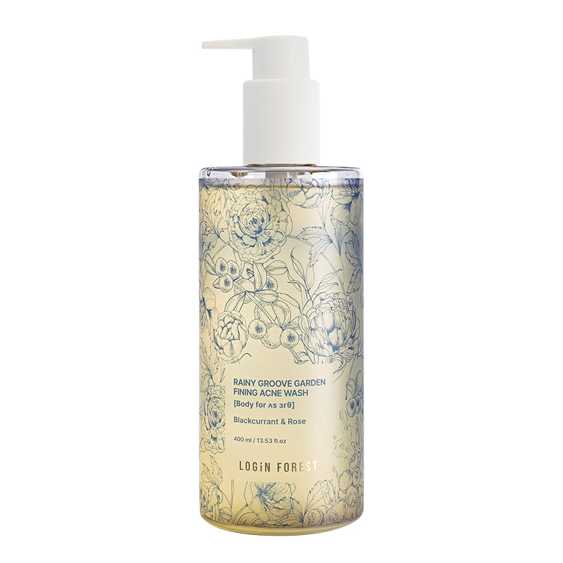LOGIN FOREST Rainy Groove Garden Fining Acne Wash Body for Earth 400ml