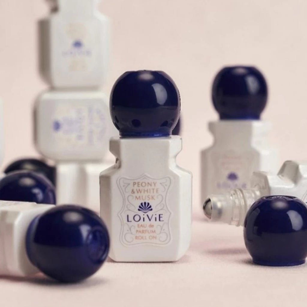 LOiViE Eau de Parfum Roll-On Peony & White Musk 7.5ml