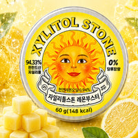 XYLITOL STONE Tin Case Lemon Booster 60g