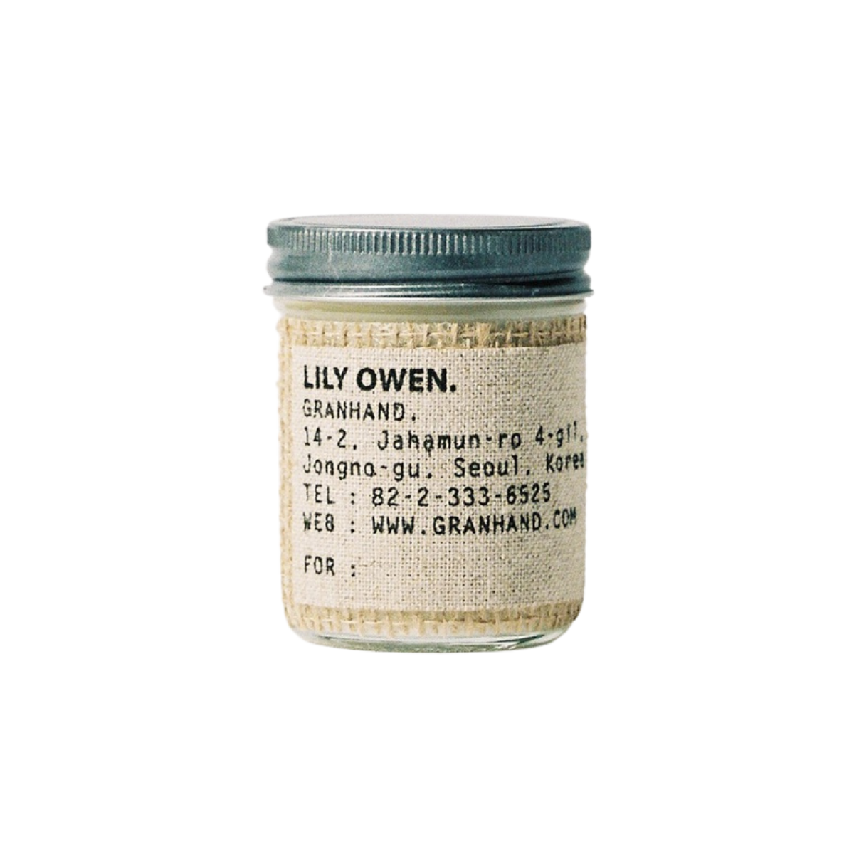 (Matt) GRANHAND. Candle 200g - DODOSKIN