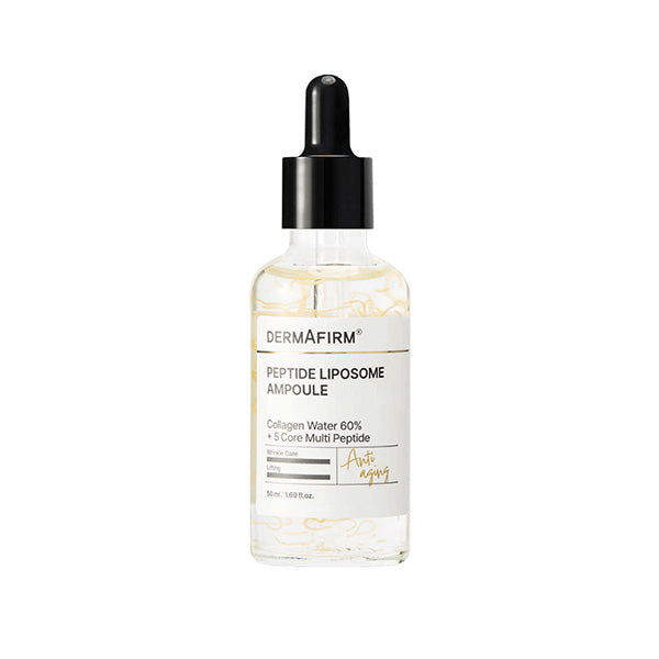 DERMAFIRM Water 60% + Gold Dissolving Thread Peptide 4% Liposome Ampoule 50ml