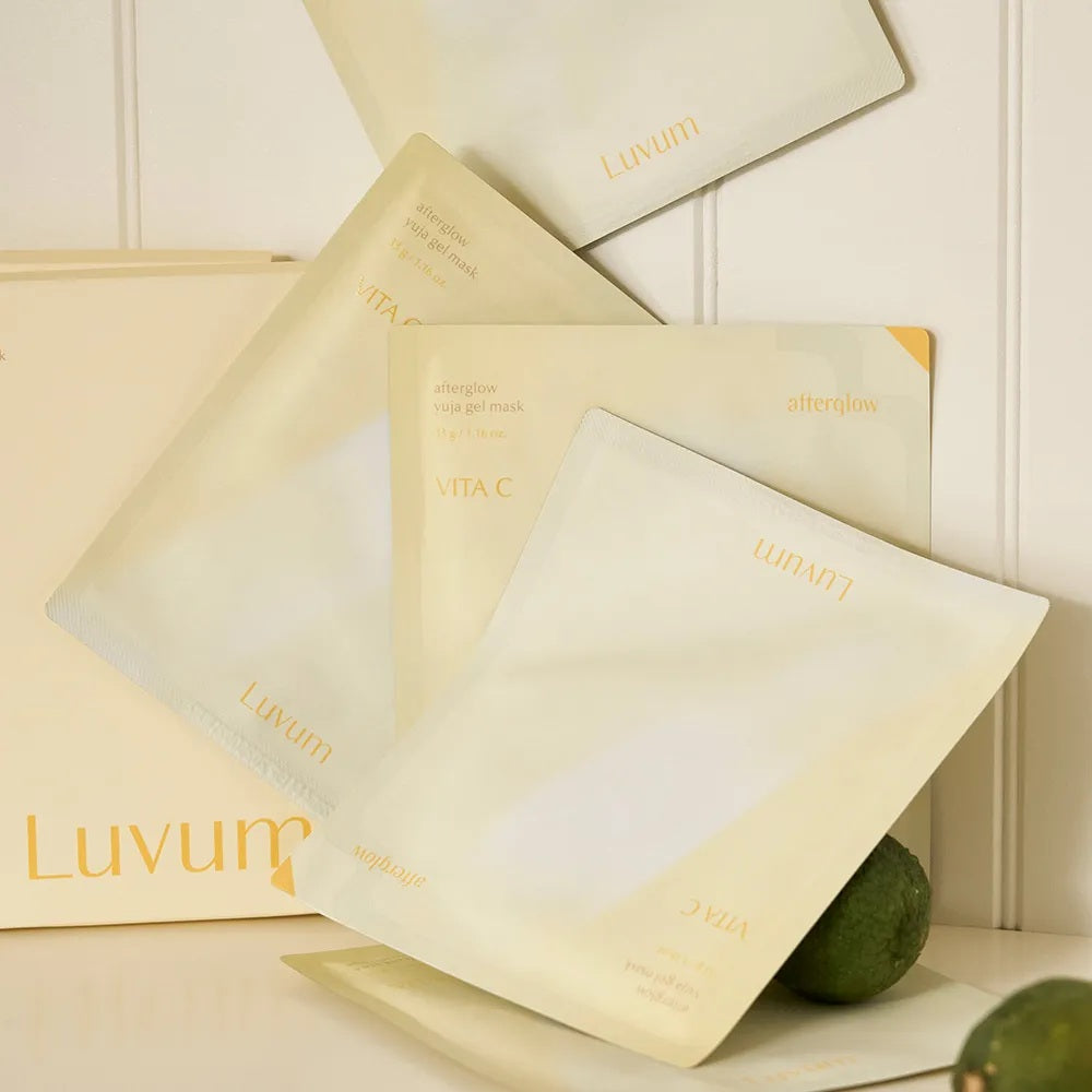 Luvum Afterglow Yuja Gel Mask 33g 5ea 2set