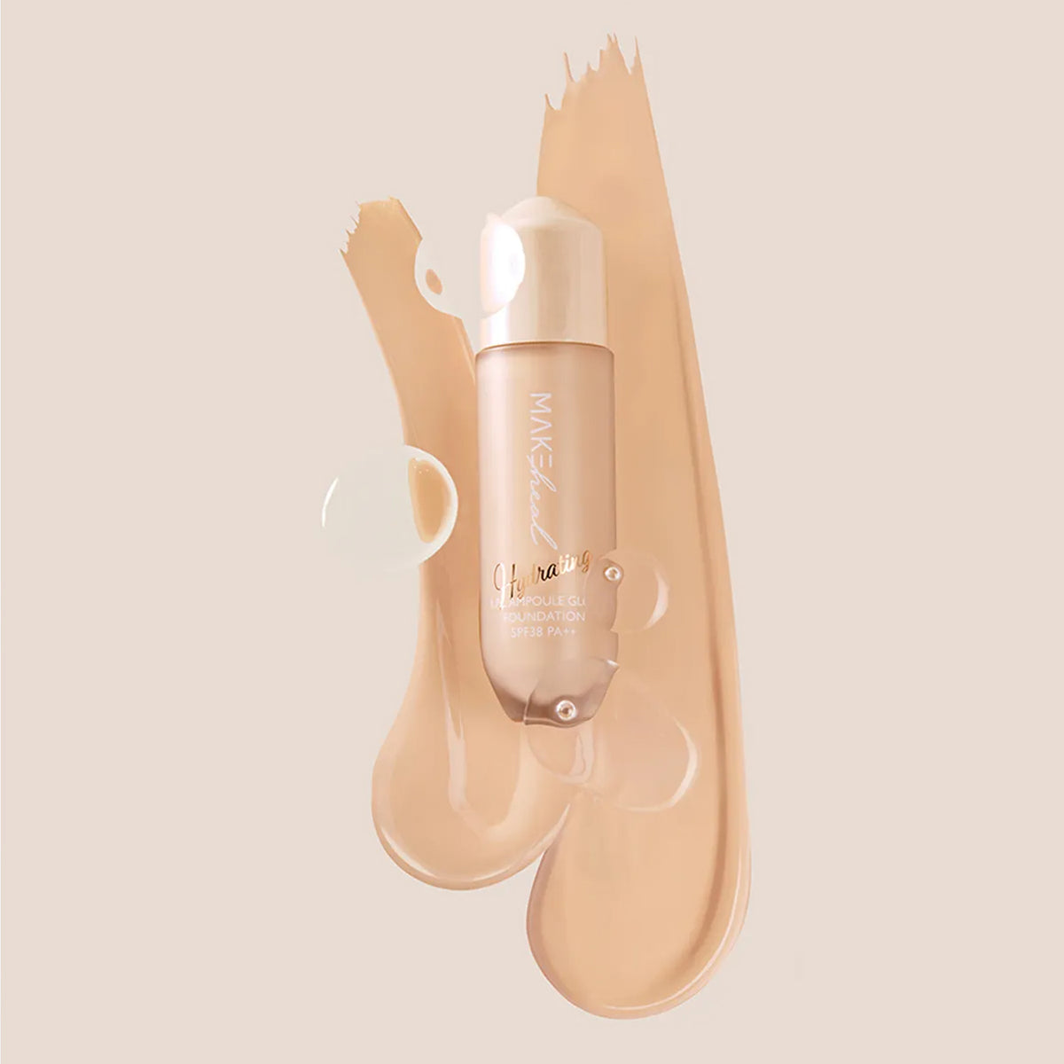 MAKEheal 1.P.L Ampoule Glow Foundation 4 Colors