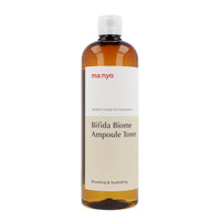 MANYO FACTORY Bifida Biome Ampoule Toner is a multi-functional skincare product designed to balance, hydrate, and strengthen the skin barrier.