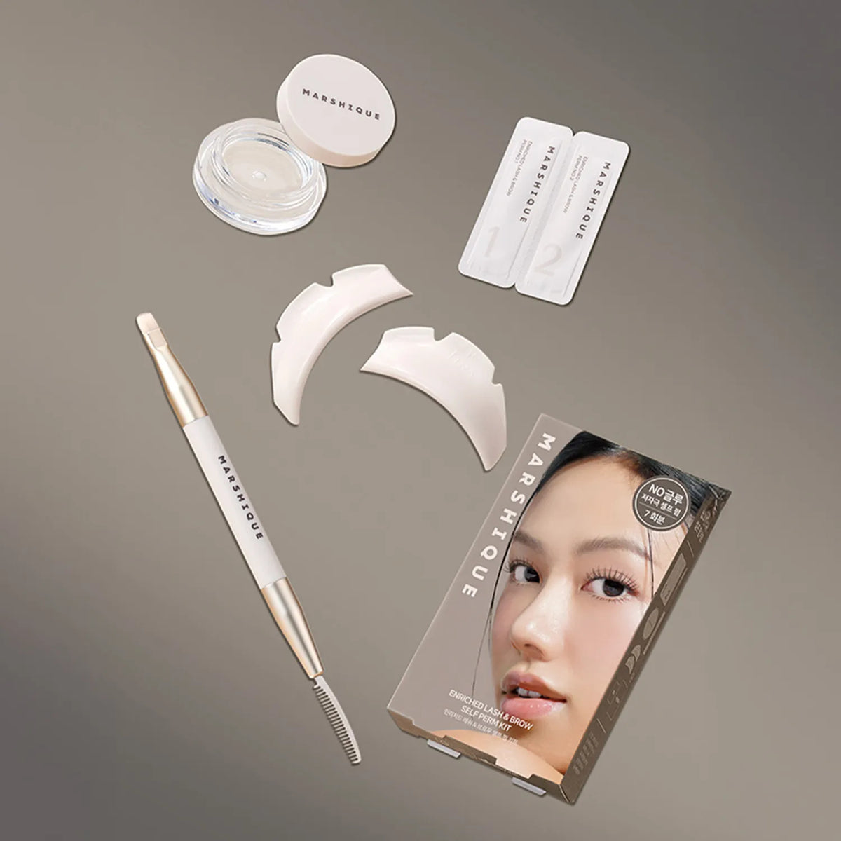 MARSHIQUE Enriched Lash & Brow Self Perm Kit (7 Uses)