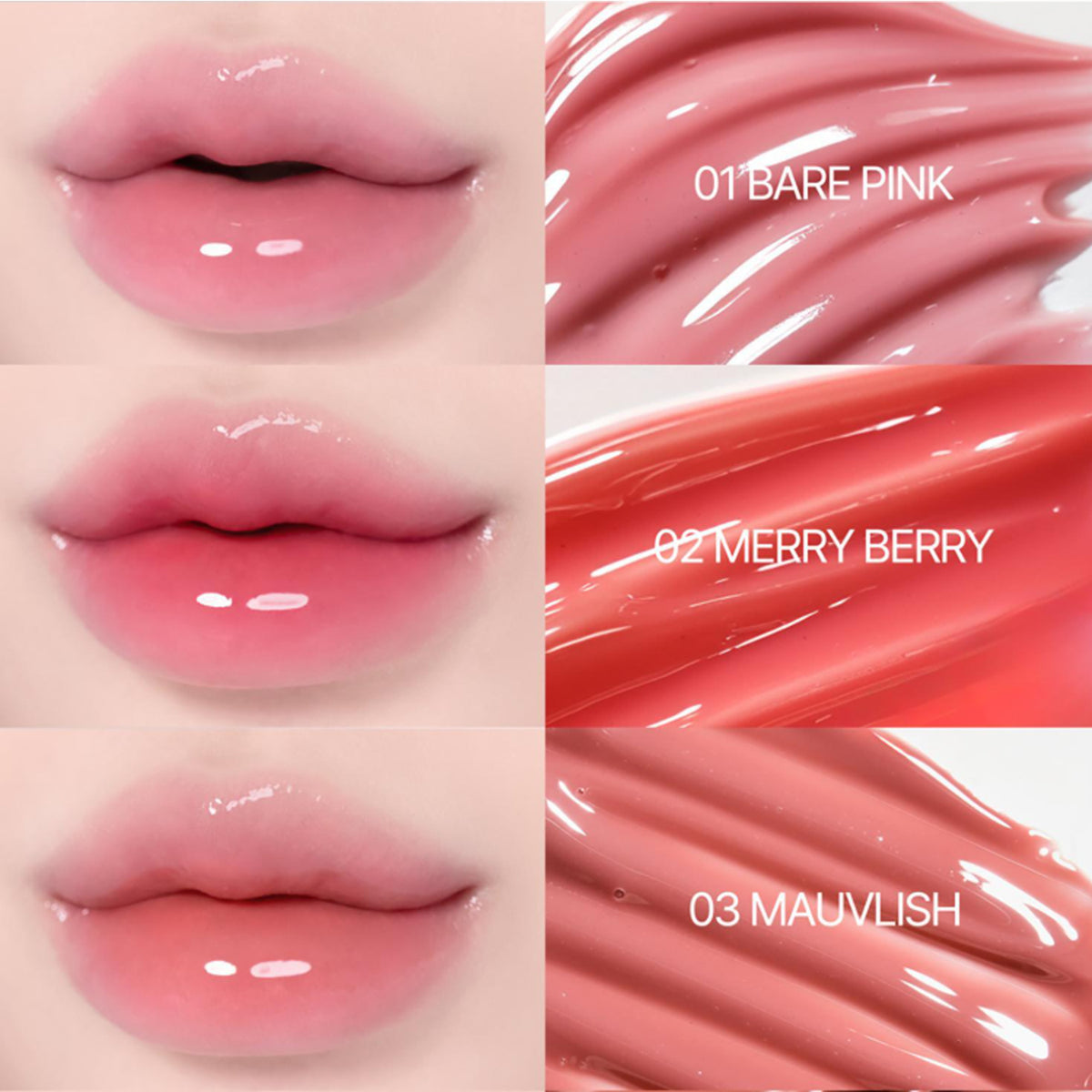 MAUVNING Dewy Mauv Glam Lip 3.2g 6 colors
