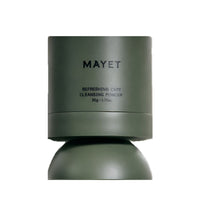The MAYET Refreshing Care Cleansing Powder 50g is a revitalizing cleanser designed to invigorate and deeply cleanse the skin.