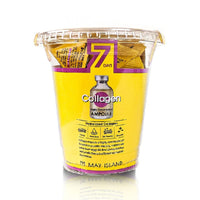 The MAY ISLAND 7 Days Highly Concentrated Collagen Ampoule is a skincare product designed to provide intensive care and nourishment to the skin, focusing on improving skin elasticity and reducing signs of aging.