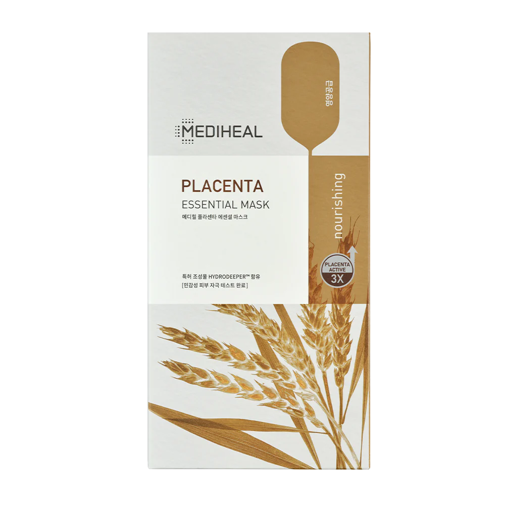 MEDIHEAL Placenta Essential Mask 24ml | DODO SKIN – DODOSKIN MEDIHEAL Placenta Essential Mask 24ml | DODO SKIN – DODOSKIN