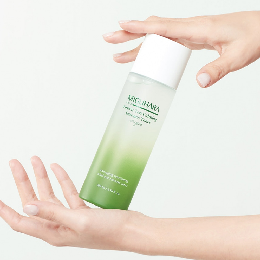 Miguhara té verde calmante esencia de tóner origen 200ml