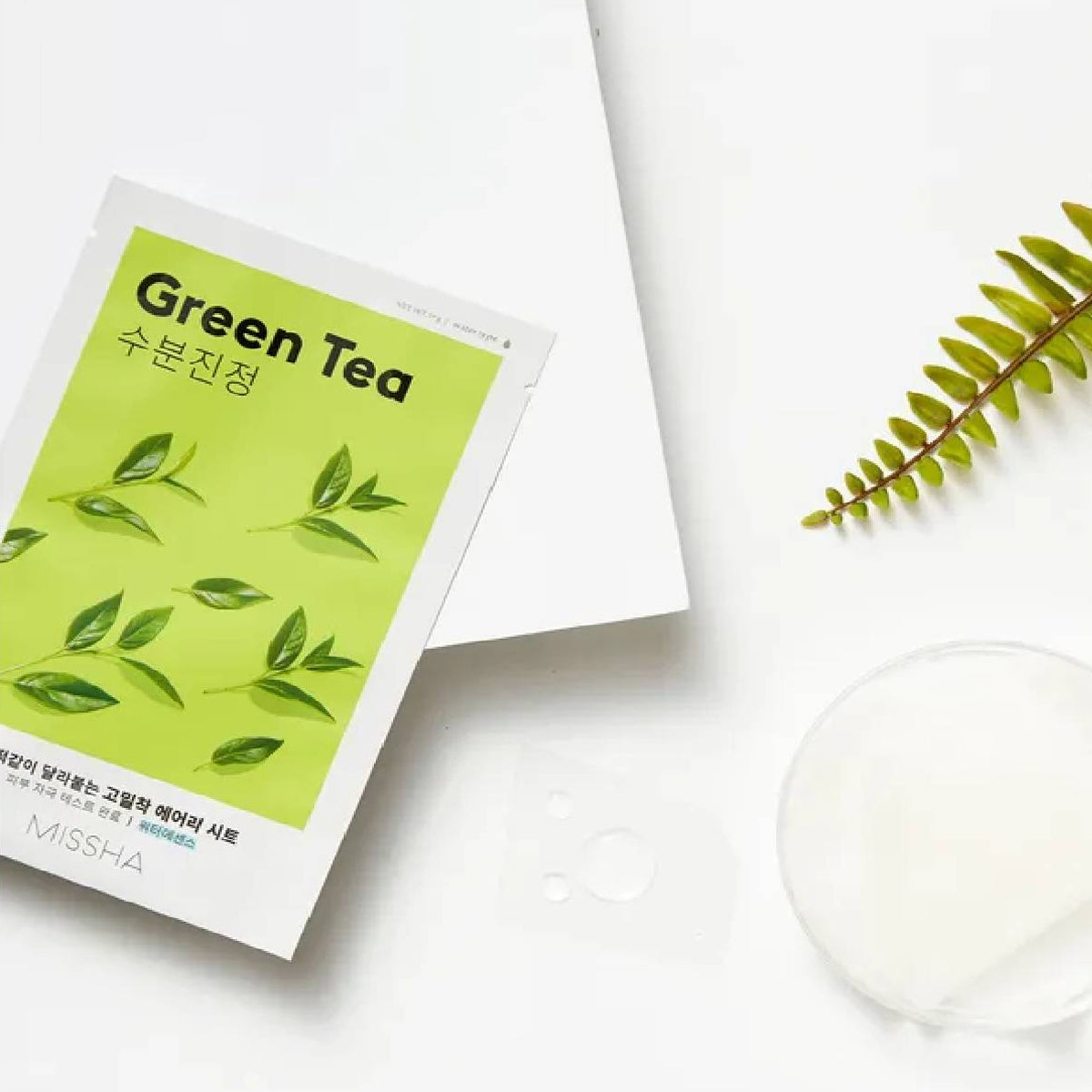 MISSHA Airy Close-Fitting Green Tea Sheet Mask 19g 20ea