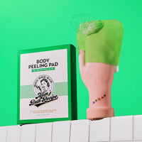 Body peeling pad set with 8 pads, 30ml/25ml each