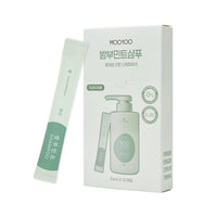 MOO100 Bamboo Mint Shampoo Travel Stick Pouch 10 ml × 10pcs