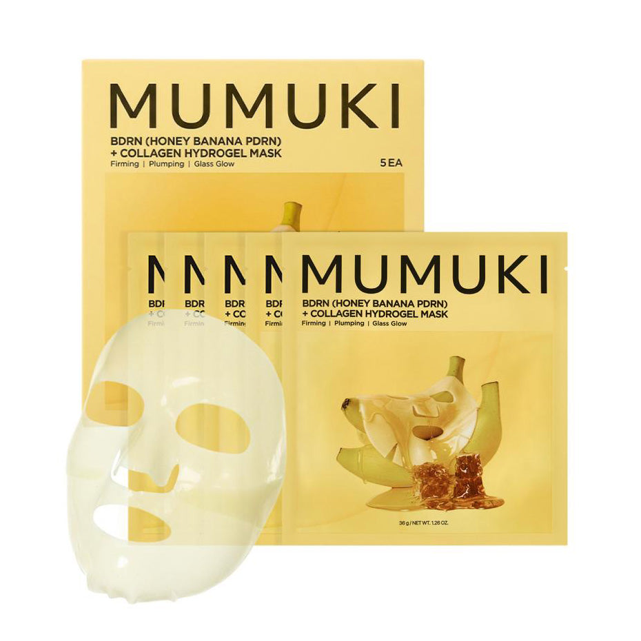 MUMUKI Honey Banana BDRN Hydrogel Mask 36g 5ea