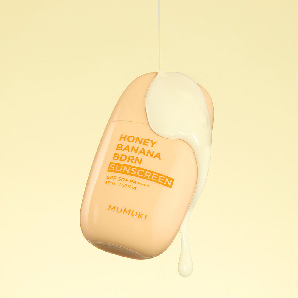 MUMUKI Honey Banana BDRN Sunscreen SPF50+ PA++++ 45ml