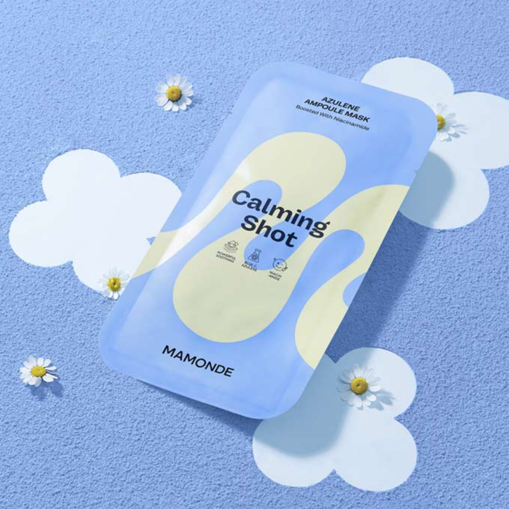 Mamonde Calming Shot Azulene Ampoule Mask Pack (10 Sheets)