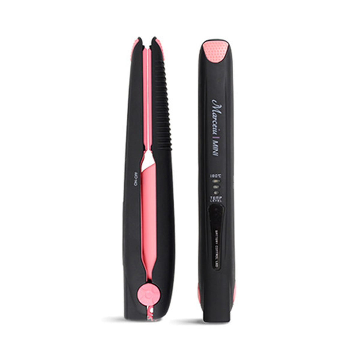 Marceiu Cordless Mini Hair Straightener (Portable Flat Iron for Bangs)